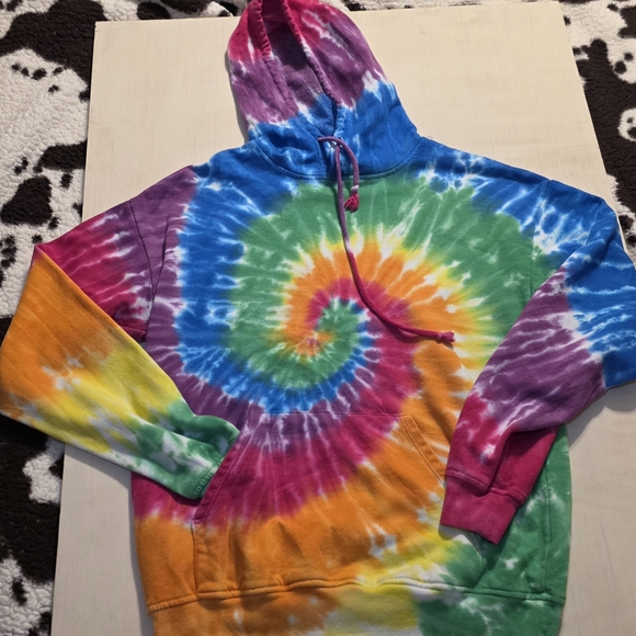 Gold Rush Jackets & Blazers - Multicolor Tie-Dye Hoodie